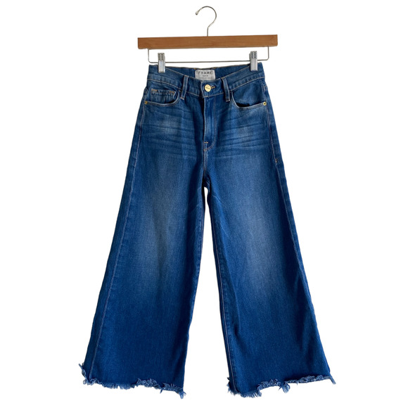 FRAME Denim - Frame Denim Wide Leg Crop Jeans